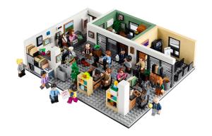 Классическая коллекция TheOffice, офисные строительные блоки, 1001, 2000 деталей, Lego, the-office-office