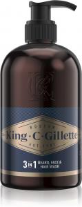 Шампунь для бороды King C. Beard & Face Wash Gillette, 350 мл
