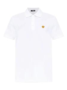 Рубашка поло с изображением Медузы Versace, белый