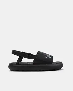 Кожаные сандалии для девочек Pelotas Flota Twins Camper, черный