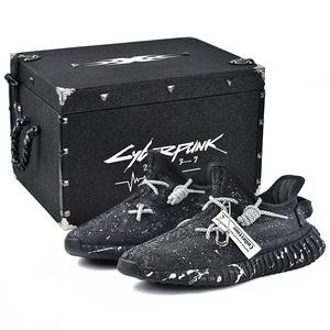 Кроссовки Yeezy Boost 350 V2 Lifestyle унисекс с низким верхом, черный/серебряный Adidas Originals