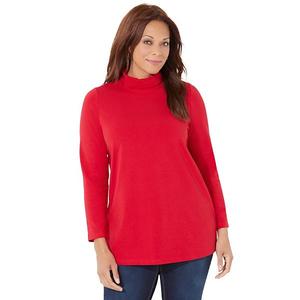Женская водолазка Suprema plus size petite Catherines, Classic Red