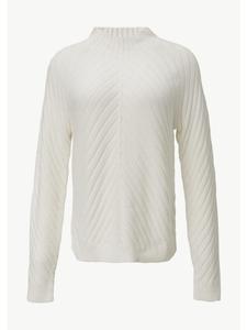 Вязаный свитер в цвете 0120_белый comma