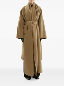 Шерстяной шарф La Collection, коричневый