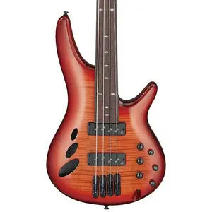 Электрический бас-гитара Ibanez SR Bass Workshop 4-струнный - без ладов - цвет коричневый топазовый взрыв, низкий глянец