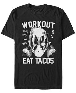 Мужская футболка с коротким рукавом Workout Tacos Fifth Sun, черный