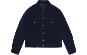 Стеганая куртка мужская синяя Gucci, синий