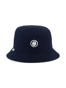 BOSS Kidswear панама с логотипом, синий