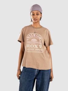 Футболка Roxy Hangloose Poste T-Shirt, portabella