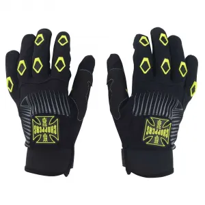 Защитные перчатки West Coast Choppers Por Vida, черный