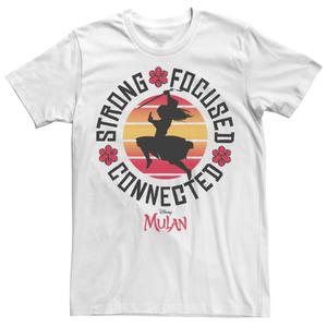 Мужская футболка с силуэтом Mulan Live Action Strong Focused Disney
