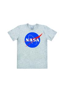 Футболка Easyfit NASA — логотип LOGOSHIRT, цвет Grey-melange