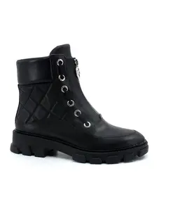 Кожаные ботинки Ридли Michael Kors, черный