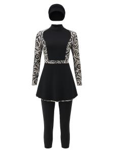 Платье-купальник C&City, черный