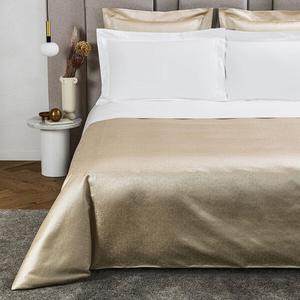 Пододеяльник Frette Luxury Glowing Weave с блестящей фактурой 265x230, бежевый