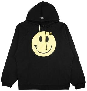 Худи Raf Simons Smiley 50 Anniversary Oversize Graphic Hoodie 'Black', черный