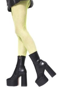 Ботильоны на платформе с надписью "Adore You" Lamoda, черный