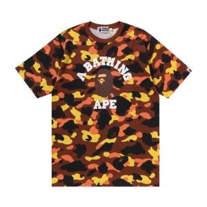 Футболка BAPE 1st Camo College Tee, Orange