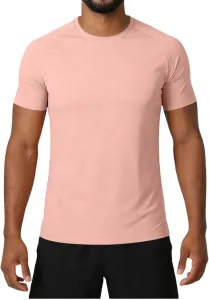 Мужская летняя футболка с коротким рукавом Casual Plain Crew Neck Split Hem