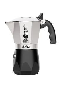 Кофеварка-эспрессо Bialetti Brikka на 4 чашки, серебристо-черный