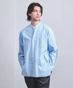 Рубашка с воротником из поплина Karibiana Mills United Arrows, цвет Lt.Blue