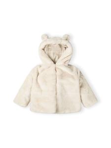 Minoti Куртка из искусственного меха 25BABYFUR7 белого цвета