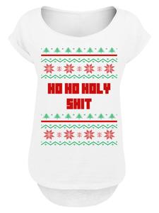 Рубашка F4NT4STIC Ho Ho Holy, белый