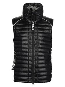 Trueprodigy Стеганый жилет Dave черного цвета