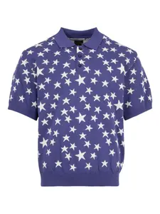 Трикотажная рубашка поло Needles, фиолетовый