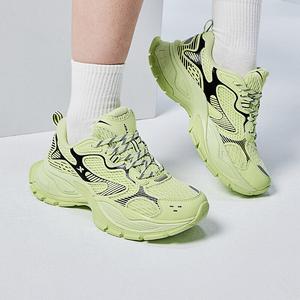 Кроссовки XTEP Basque Lifestyle Shoes Women's Low-top Matcha Light Green, зеленый