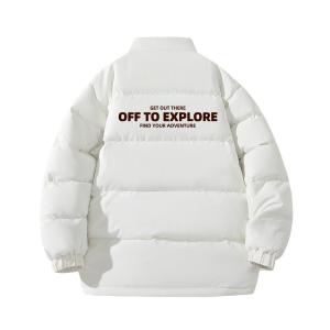 Детская утепленная куртка с воротником-стойкой Jeep, белый