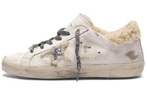 Кроссовки для скейтбординга Super-Star женские, низкие, бежевые Golden Goose
