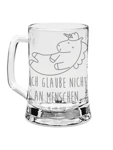 Кружка для пива Единорог, с надписью Cloud 7, из прозрачного материала Mr. & Mrs. Panda