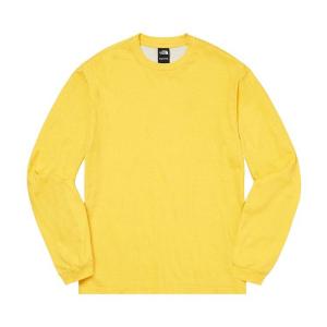 Топ Supreme x The North Face Pigment Printed Long-Sleeve Top Yellow, желтый