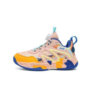 Кроссовки детские низкие Running Collection для баскетбола Jeep, lemon