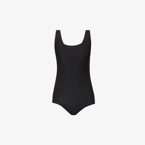 Топ Soft Stretch из эластичной ткани с круглым вырезом Chantelle, черный