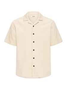 Рубашка обычного кроя на пуговицах !Solid SDOBAN, бежевый