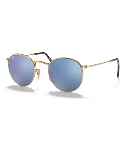 Солнцезащитные очки, RB3447N ROUND Туфли на плоской подошве LENSES Ray-Ban, золото