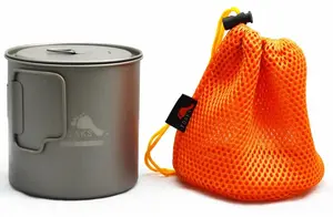 Лёгкий титановый котелок 650 мл TOAKS, Titanium