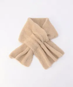 Вязаный шарф из люрекса Mono Comme Ca, цвет Beige