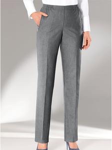 Брюки серого меланжа Adelina