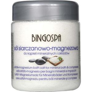 Соль сульфат магния для минеральных ванн и компрессов 600г Bingospa