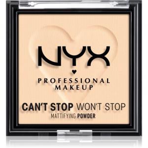 NYX Professional Makeup Can't Stop Won't Stop Mattifying Powder матирующая пудра оттенок 01 Fair 6 г