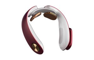 Шейный массажер A1 с термотерапией и пульсацией KASJ, красный