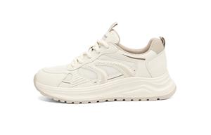 Низкие массивные кроссовки для женщин HLA, milk tea