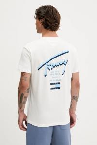 Хлопковая футболка Tommy Jeans, белый