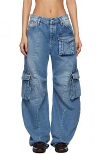 Синие джинсы карго Acne Studios