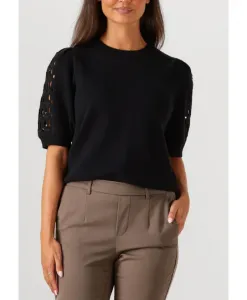 Свитер Objyuki s/s re knit 140 Object, черный