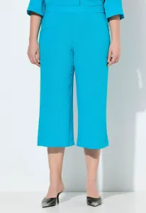 Шорты с широкими штанинами и эластичным поясом Ulla Popken, Aqua Turquoise