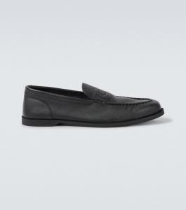Кожаные лоферы Pace John Lobb, черный